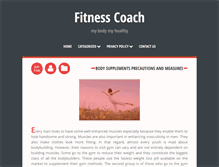 Tablet Screenshot of fitness-coach.us